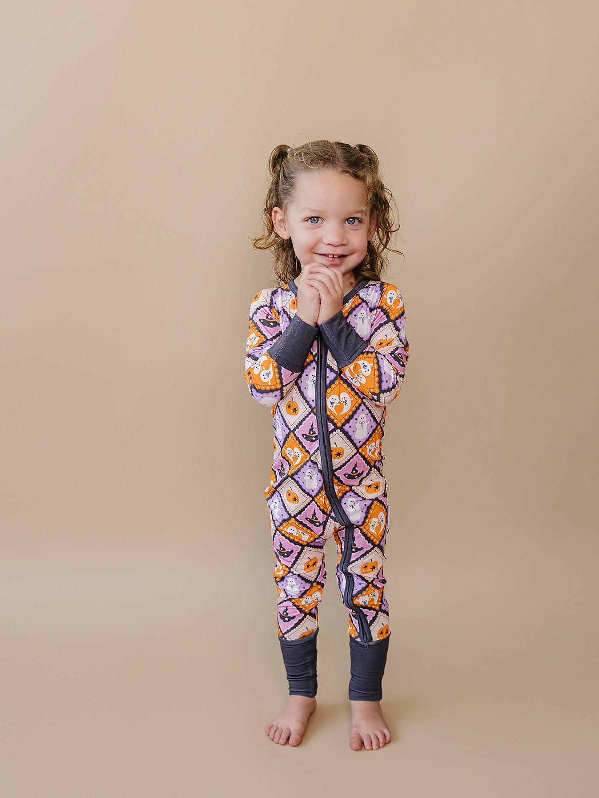 Bamboo Zip Romper | Ghost Whimsy