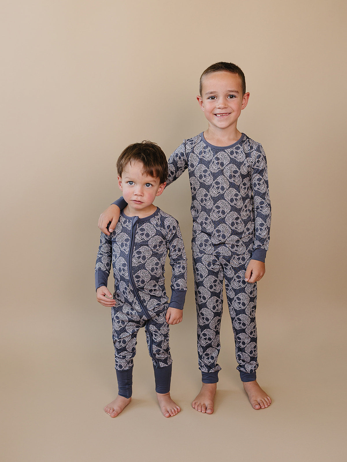Bamboo Two Piece Set | Leopard Skull
