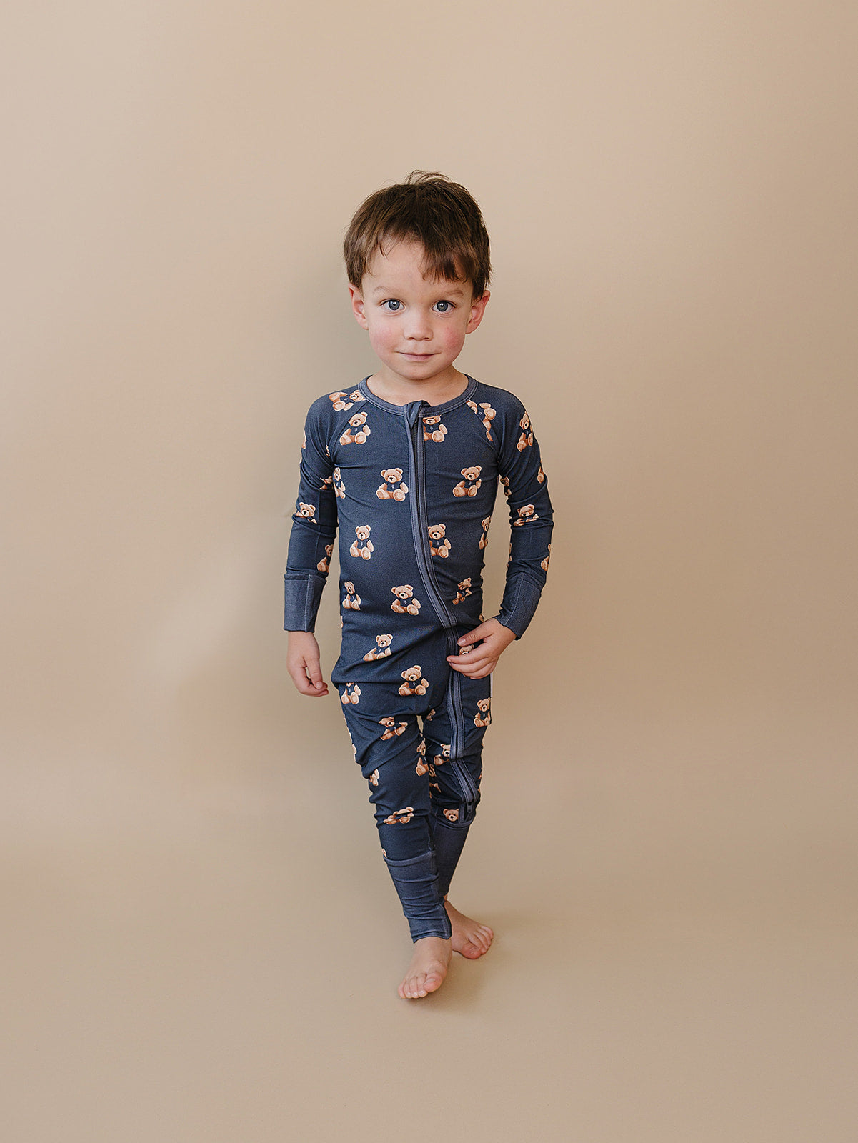 Bamboo Zip Romper | Bear Vibes