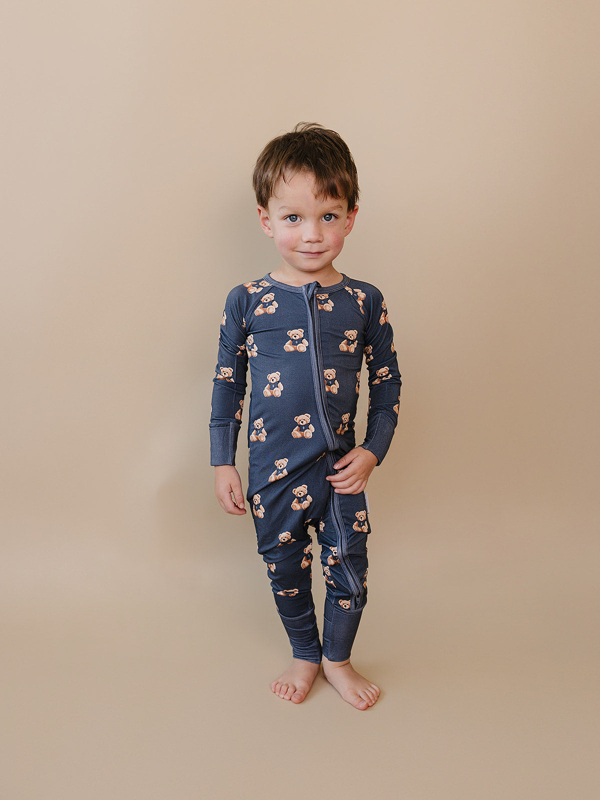 Bamboo Zip Romper | Bear Vibes