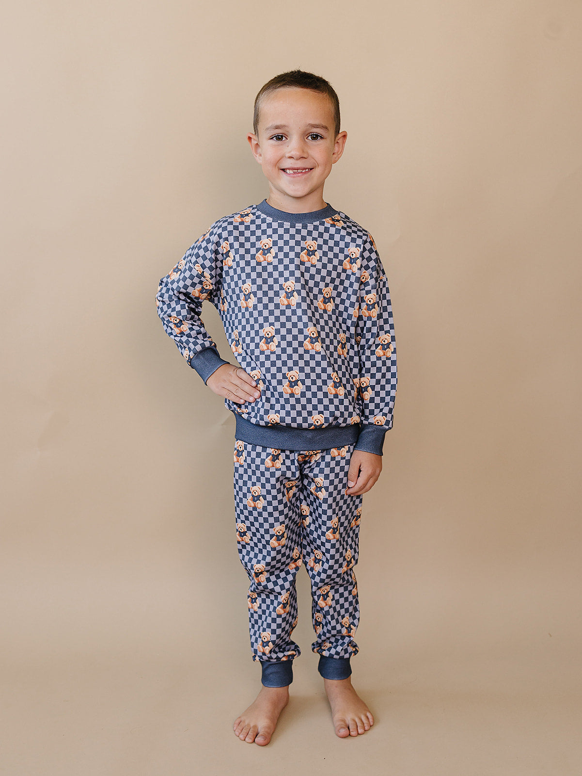 Jogger Set | Checkered Bear Vibes
