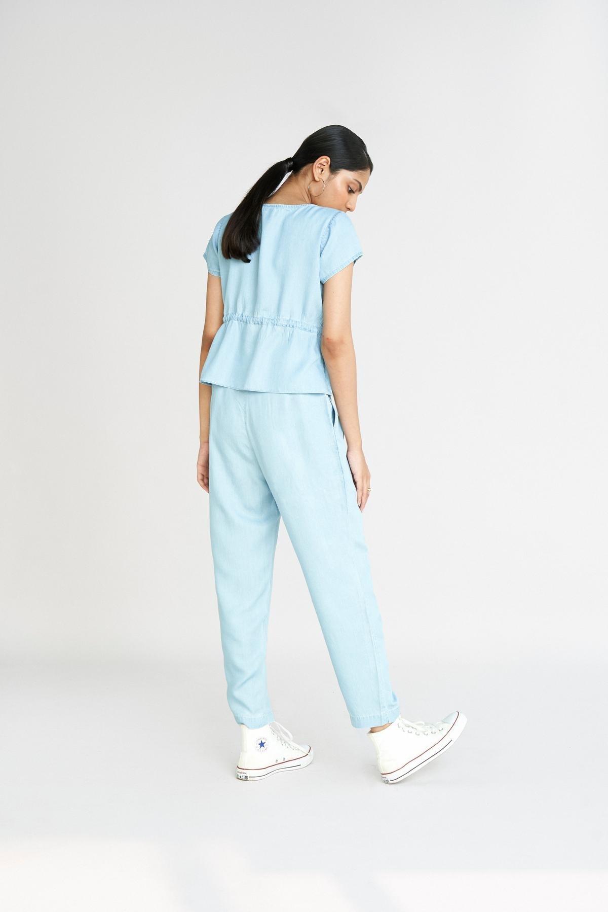 A Sweet Escape Top - Ocean Blue