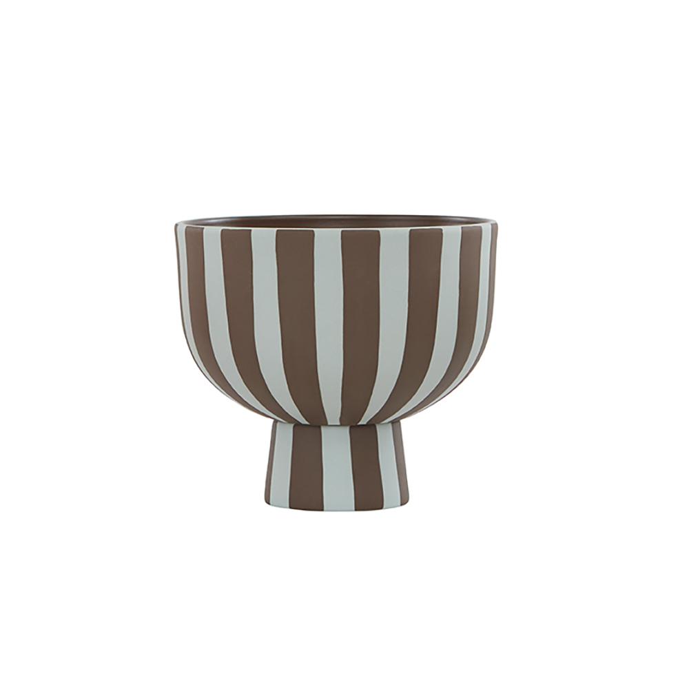 Toppu Bowl - Dusty Blue / Choko