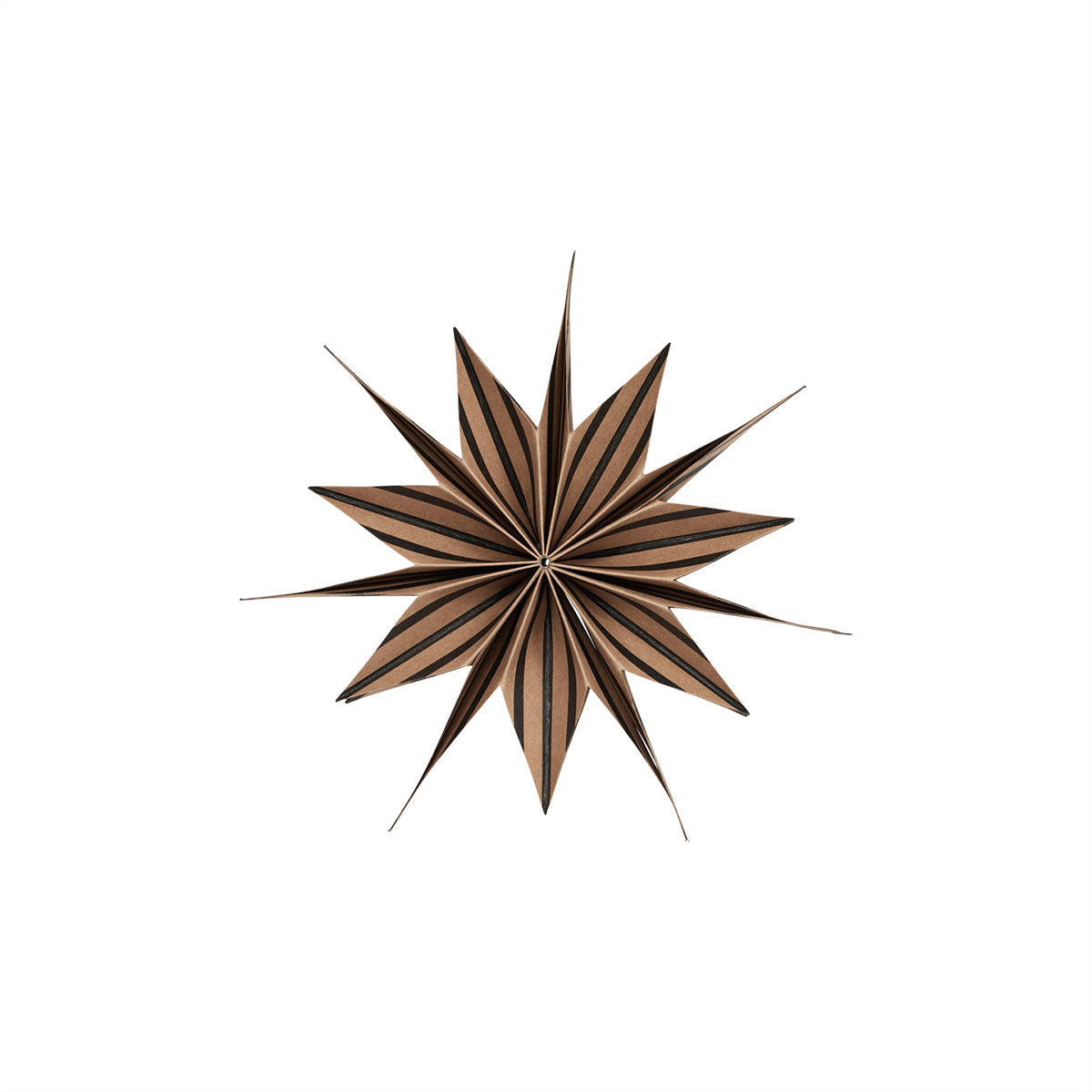 Toppu Christmas Star in Brown/Black