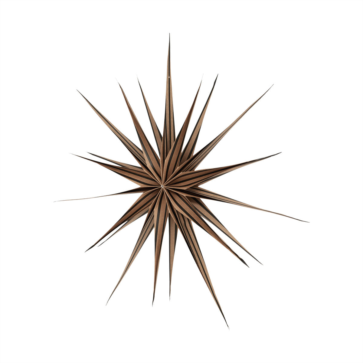 Toppu Christmas Star in Brown/Black