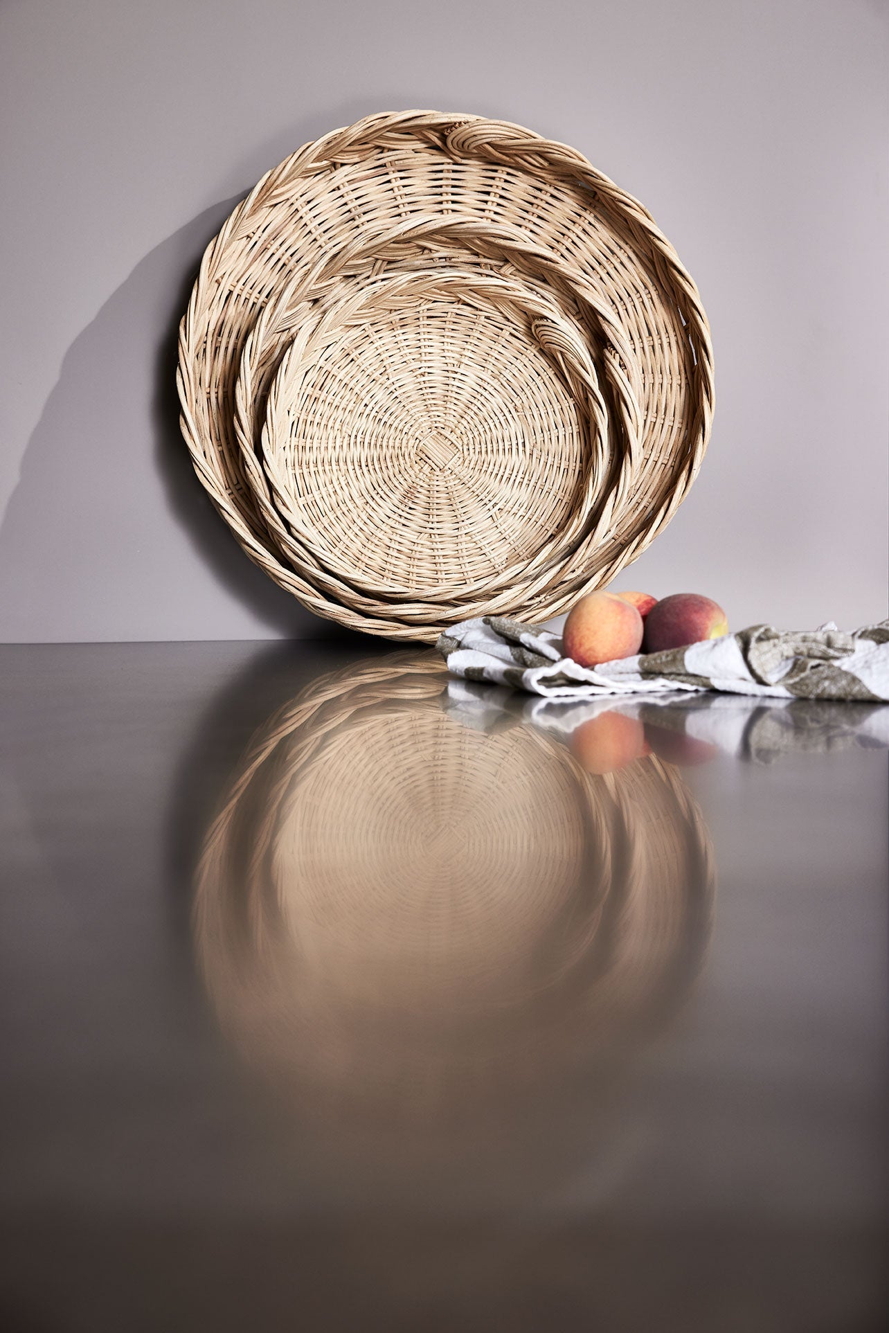 Maru Bread Basket in Nature Baskets OYOY   