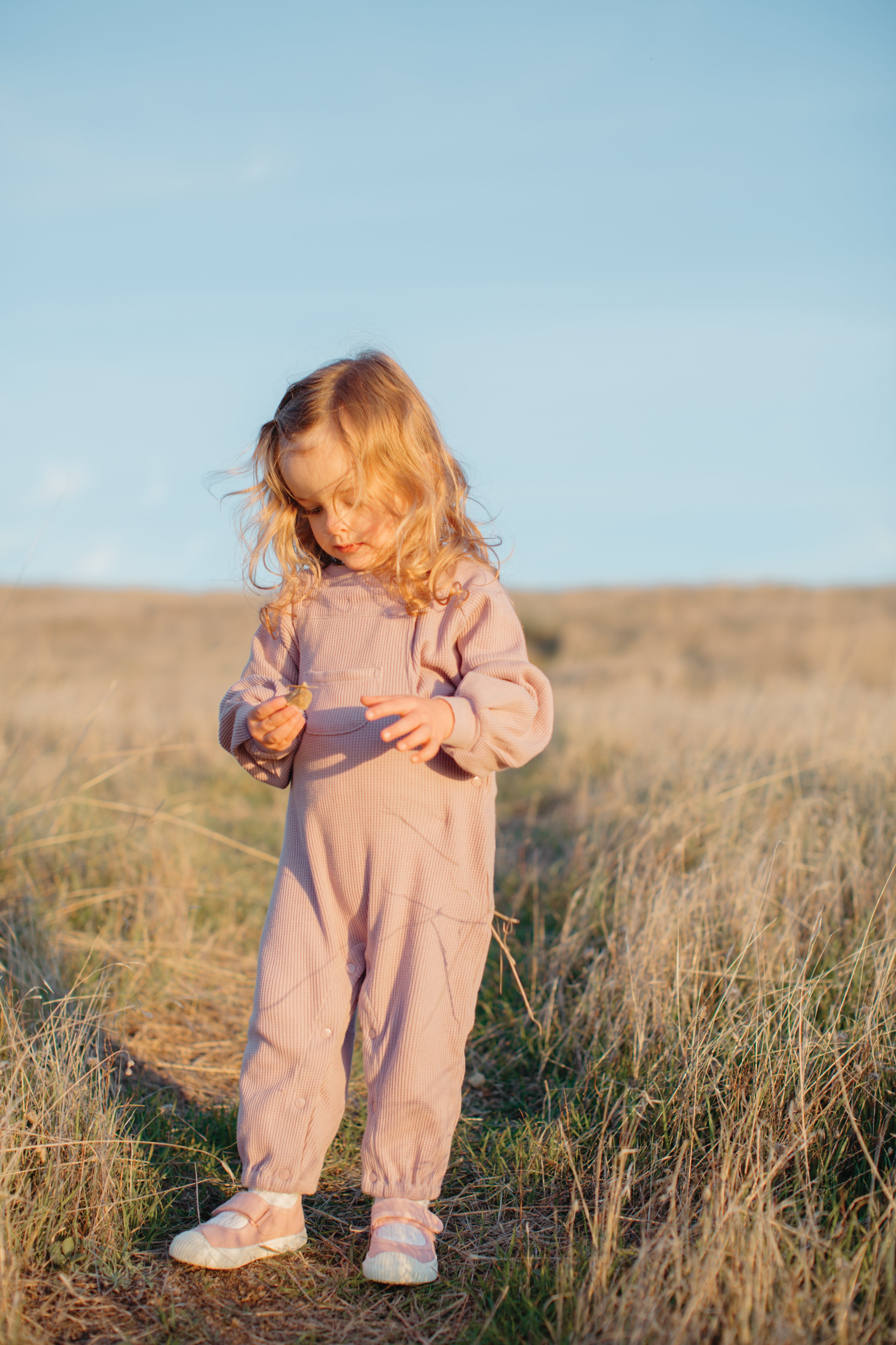 Waffle Overalls - Lavender