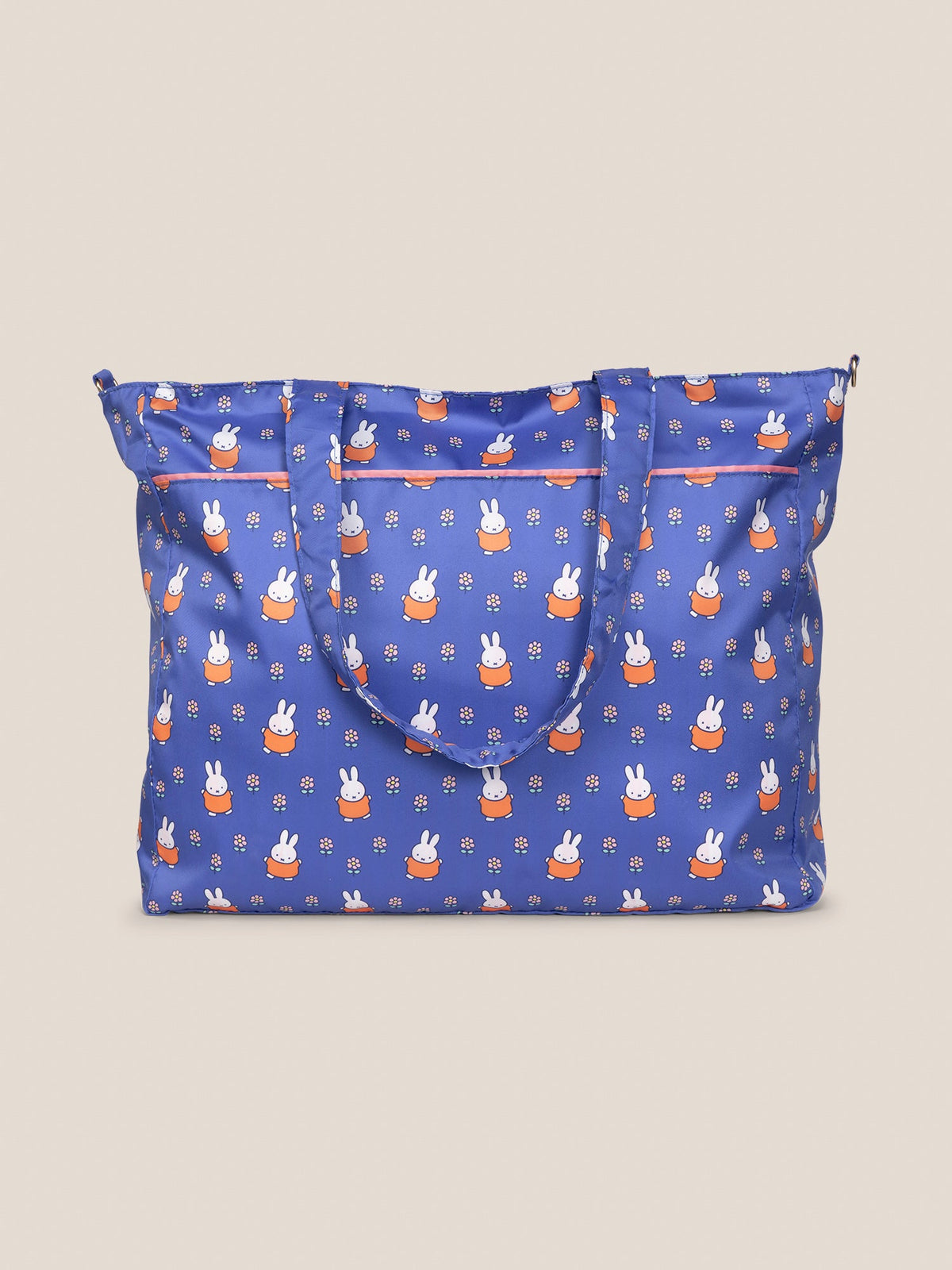 Miffy Flower Fields Super Be large Diaper Bag Duffel - Blue & Orange