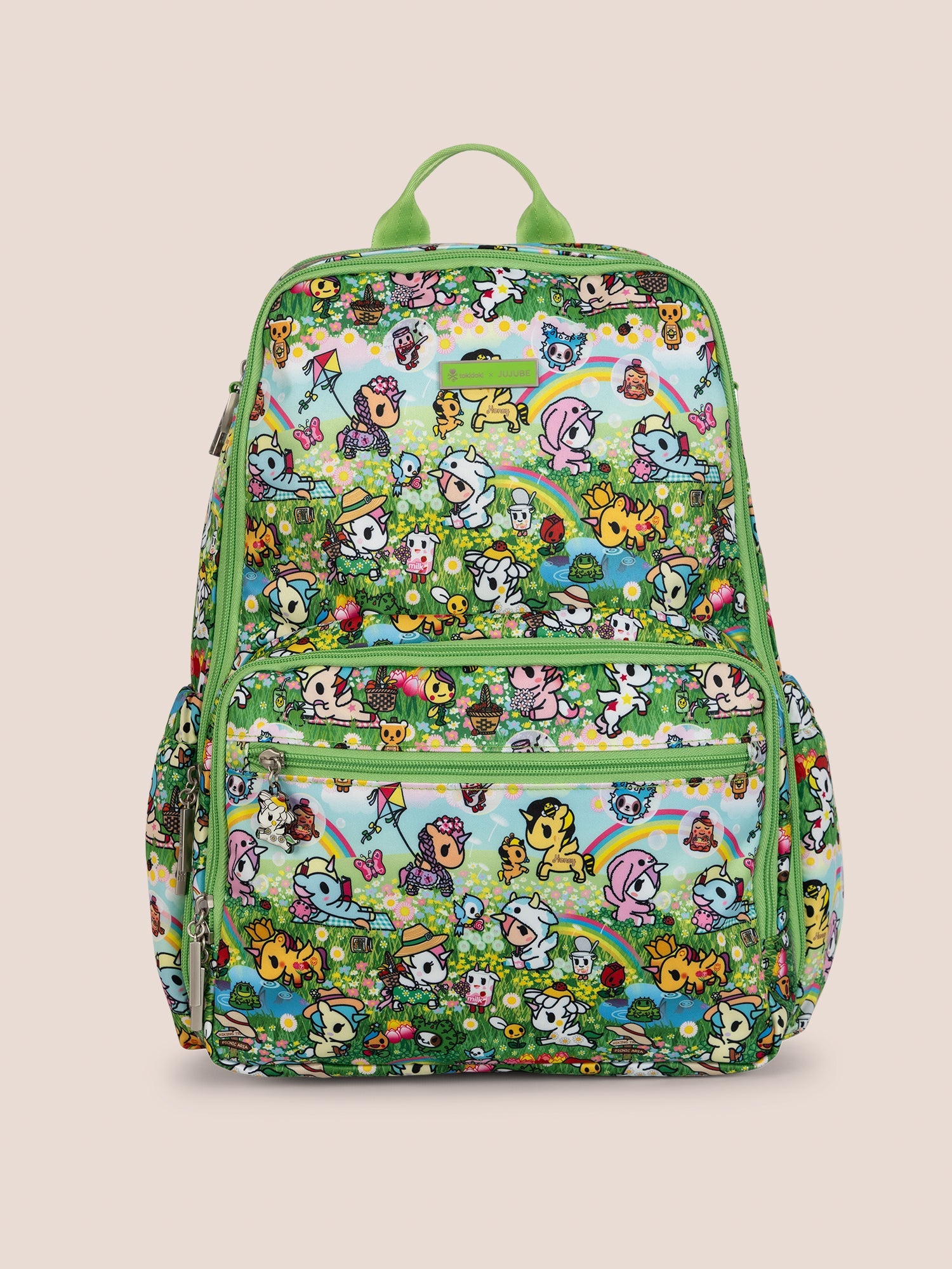 tokidoki Zealous Diaper Bag Backpack - Meadow Blooms