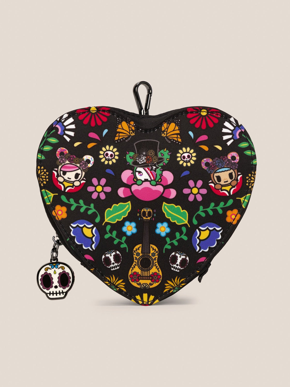 tokidoki Heart Mini Bag Clip-On Pouch Accessory – Dia de los Muertos