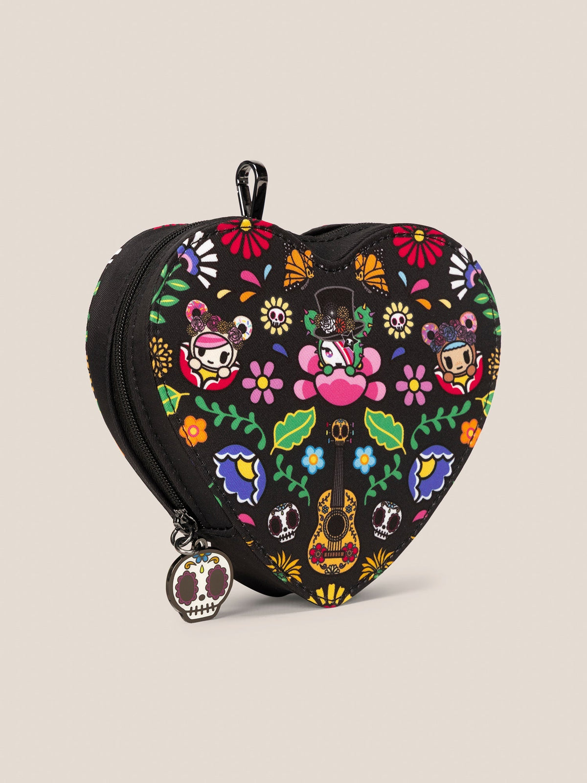 tokidoki Heart Mini Bag Clip-On Pouch Accessory – Dia de los Muertos