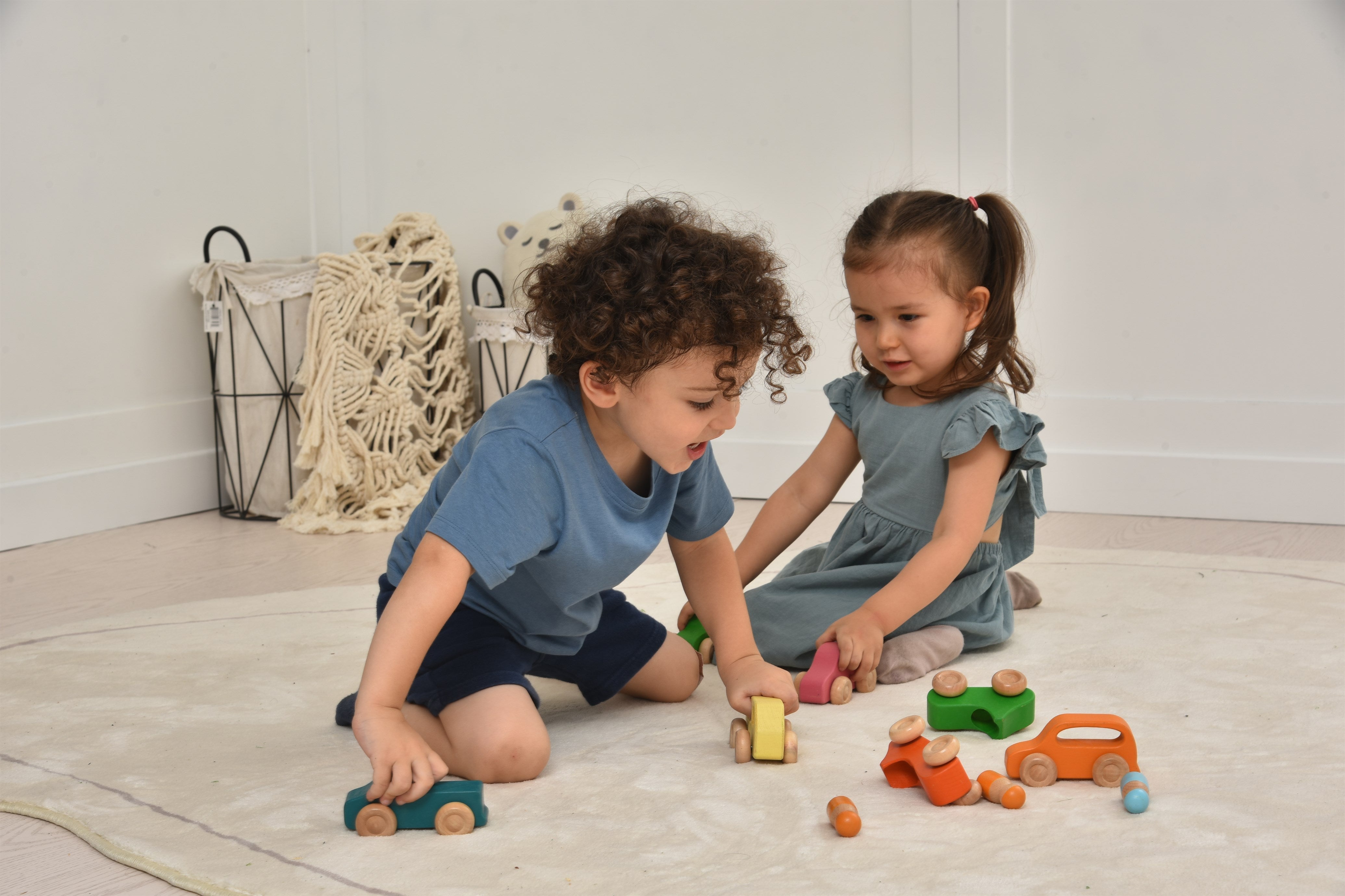 Wooden Car Toy set - 10 Piece Set Indoor Avenlur.com   