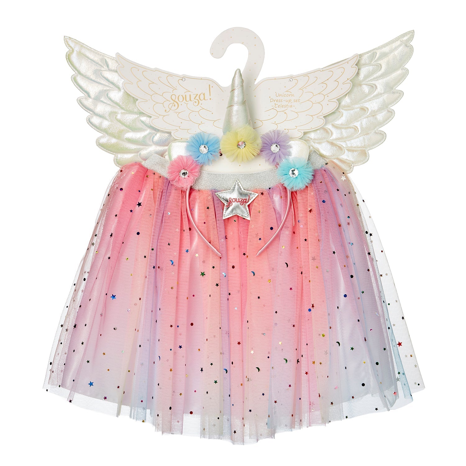 CelestIa Cosutme - Skirt, Wings & Tiara Set - Role-Play for Children