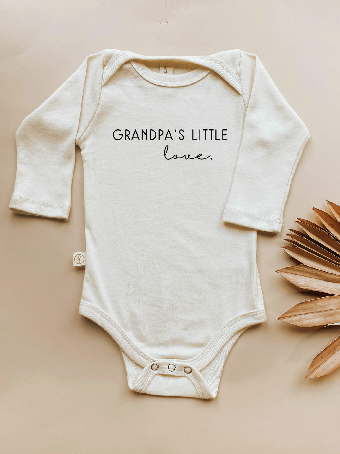 Grandpa's Little Love - Long Sleeve Organic Bodysuit