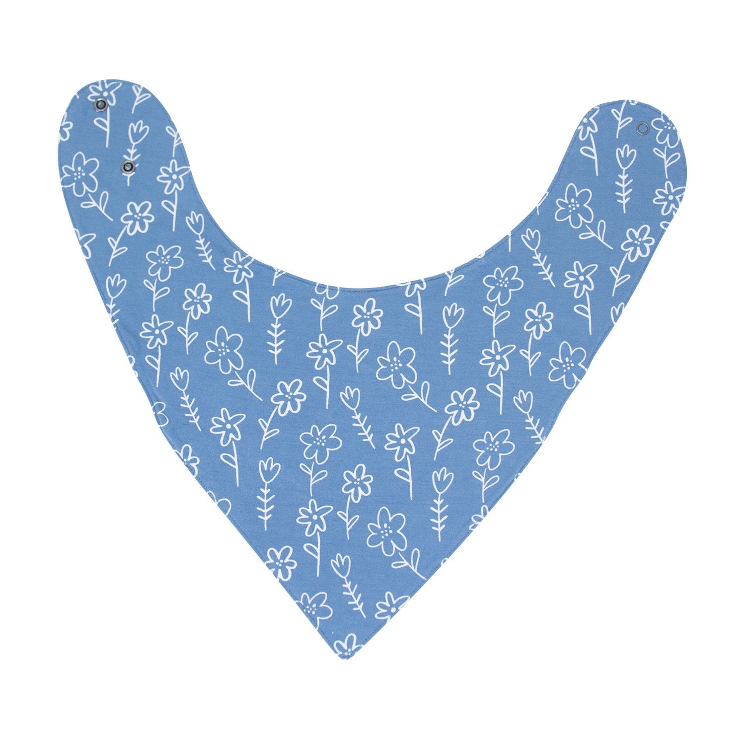 Baby Bib - Blue Doodle