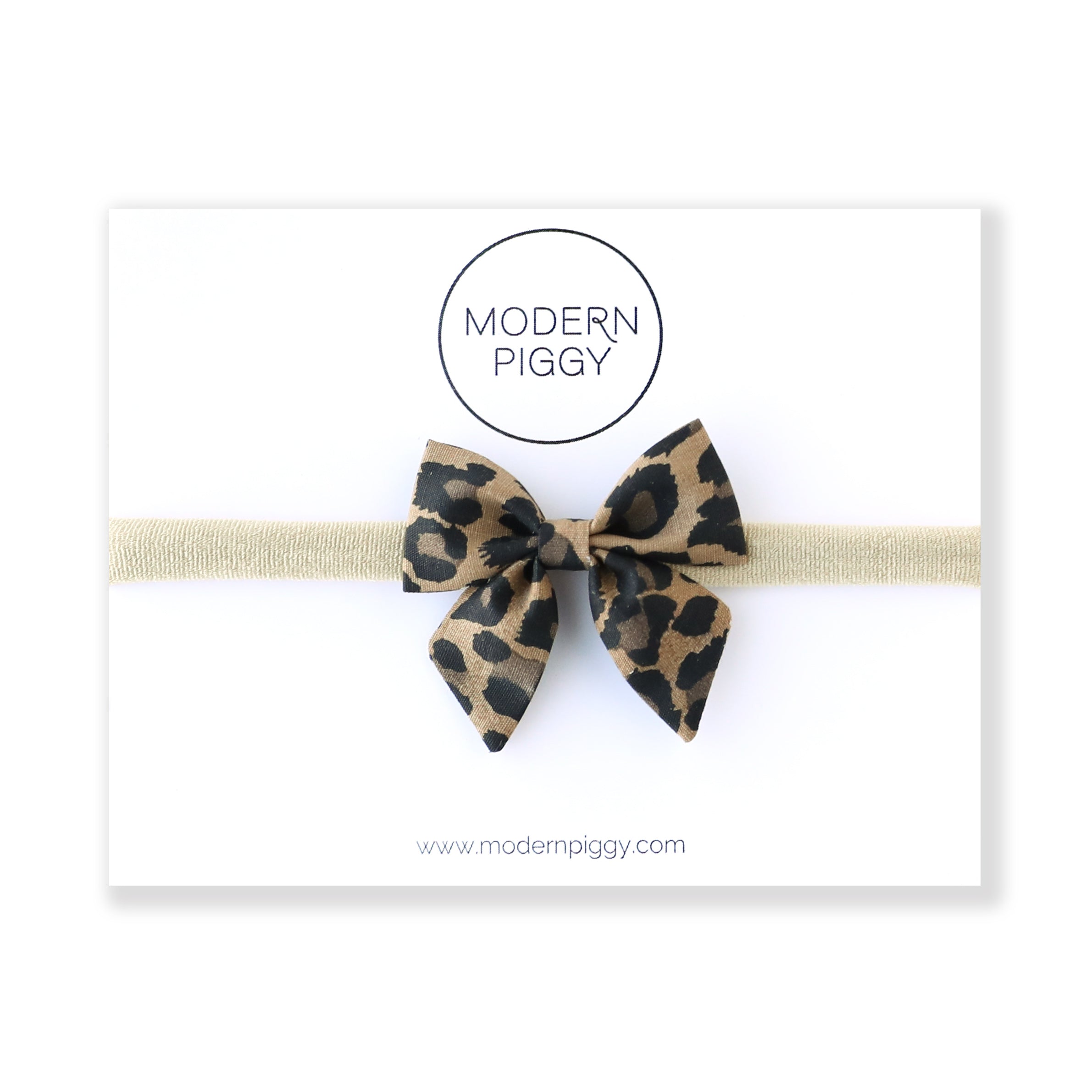 Leopard | Mini Piggy Bow