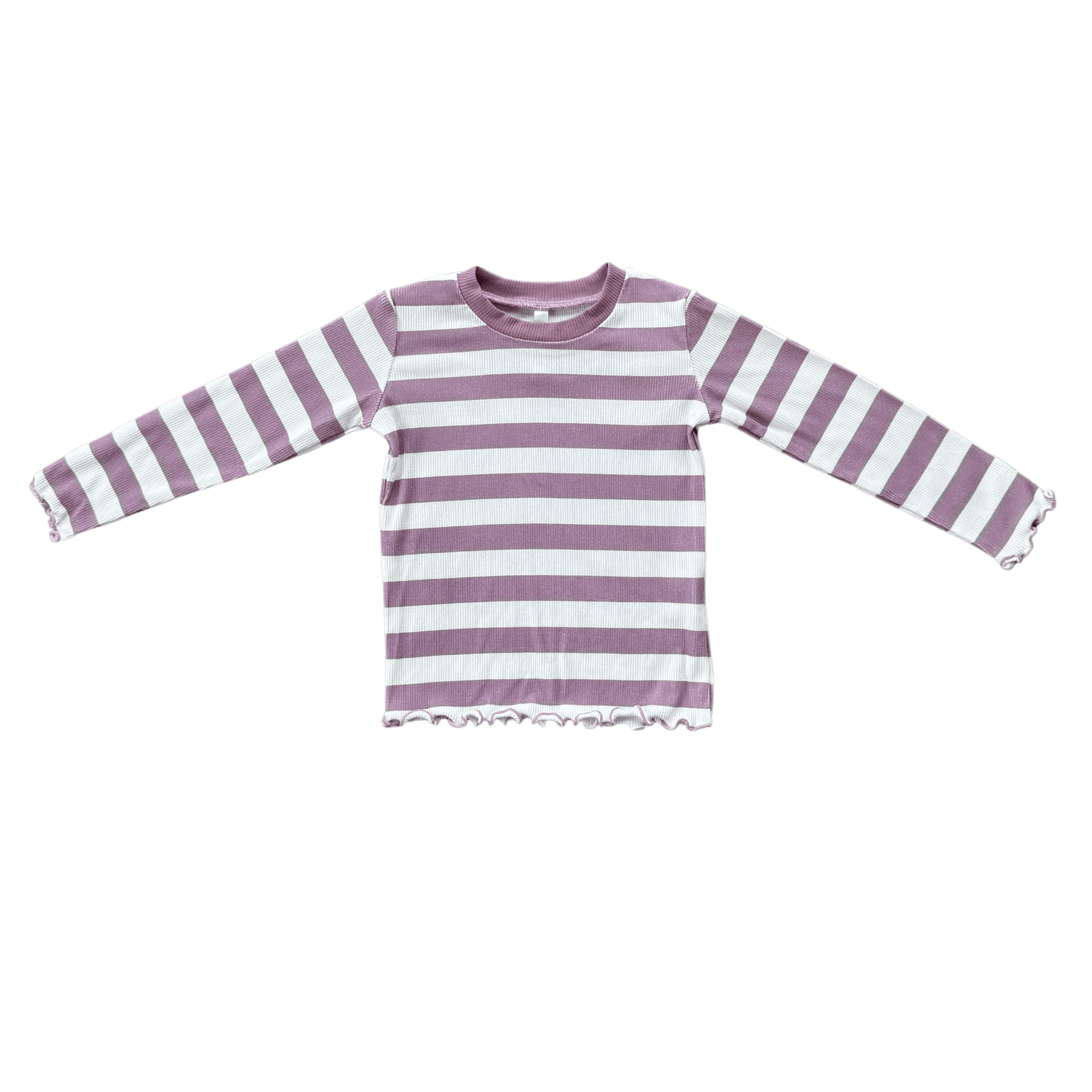Girl's Lettuce Hem Tee