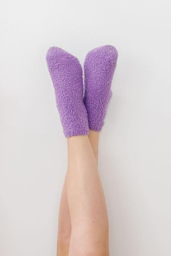 SALE Lilac Cozy Socks