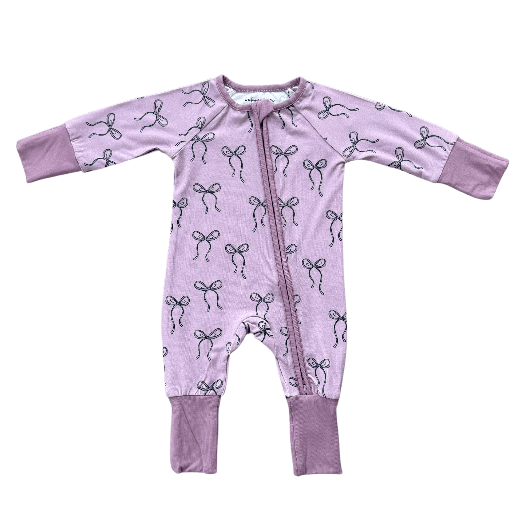Baby Girl Long Sleeve Zip Romper