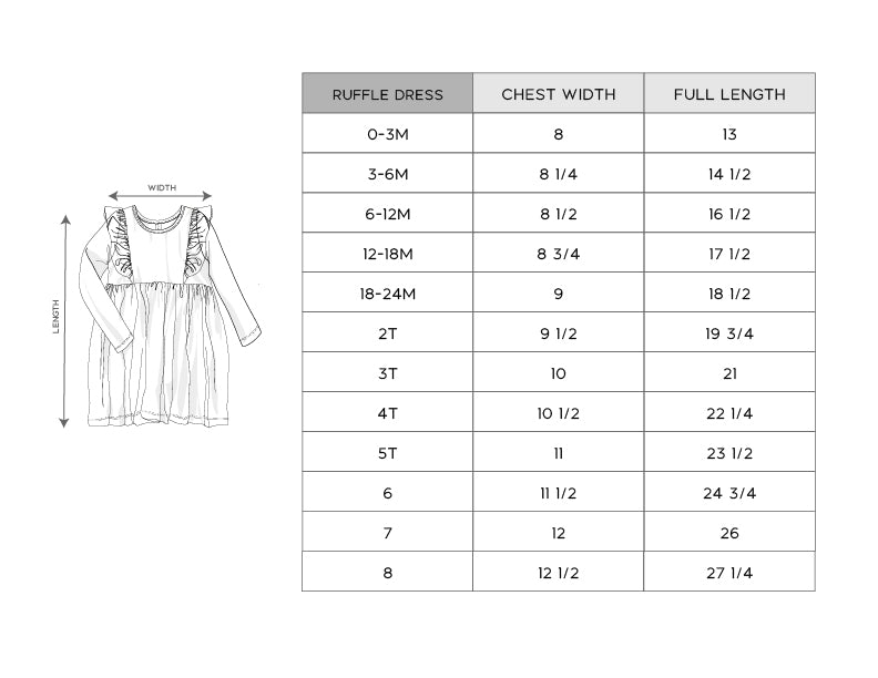 Long Sleeve Ruffle Dress