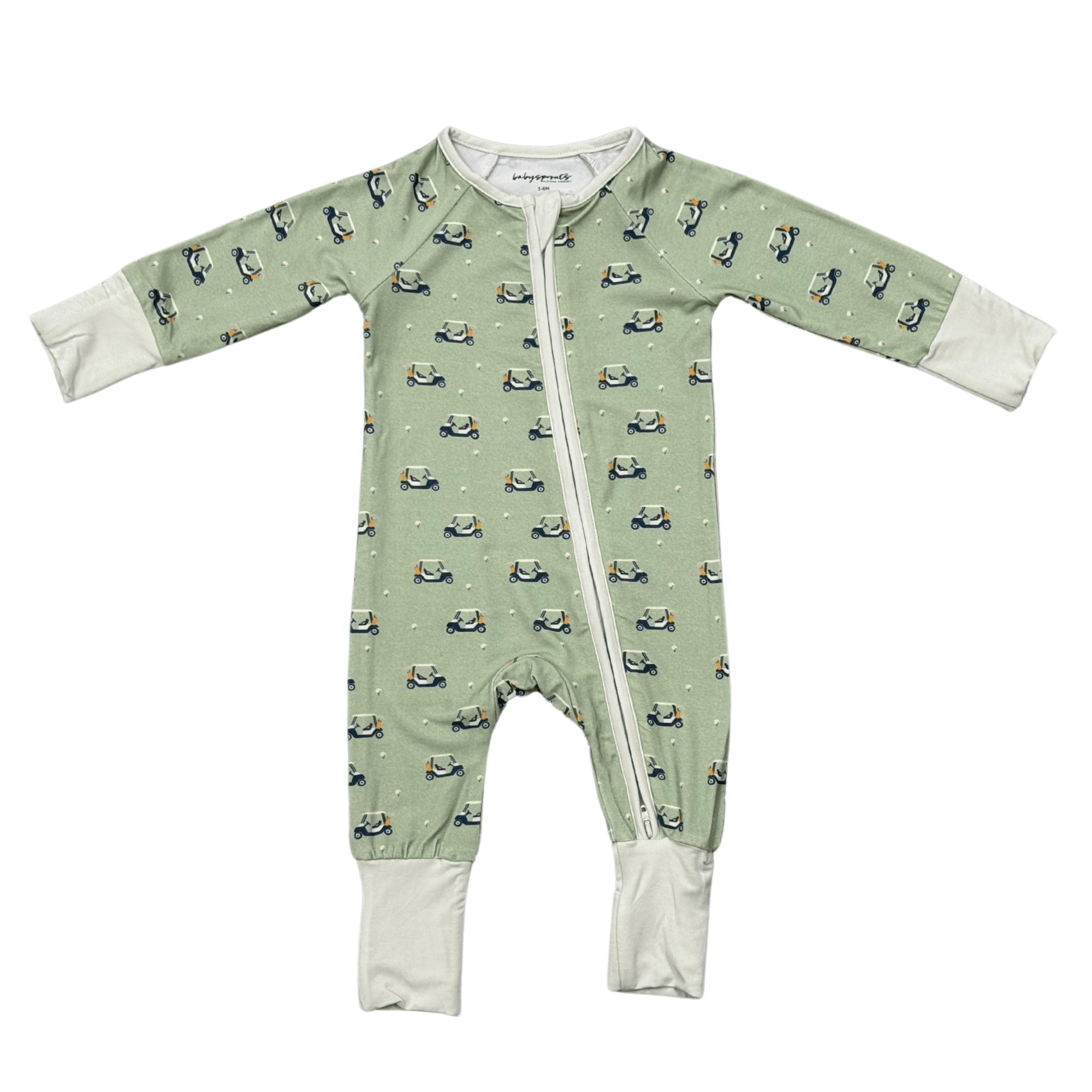 Baby Long Sleeve Zip Romper