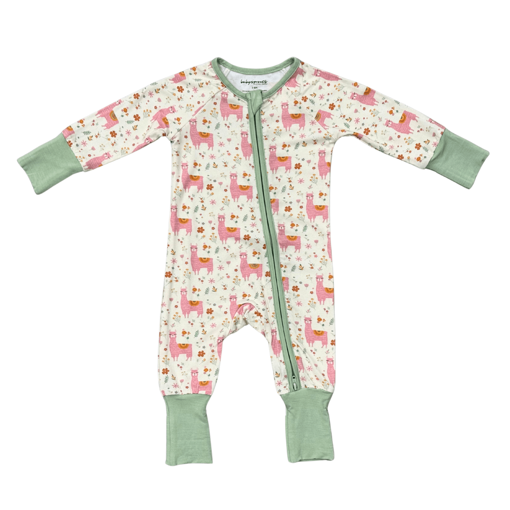 Baby Long Sleeve Zip Romper