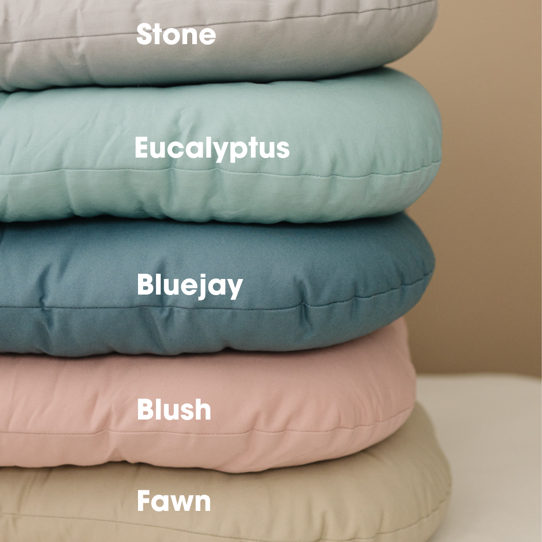 Toddler Lounger Pillow - Eucalyptus