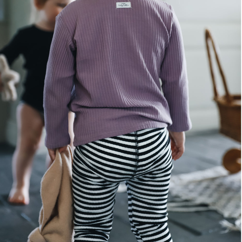 The Printed Leggings - Stripe Leggings Lovely Littles   