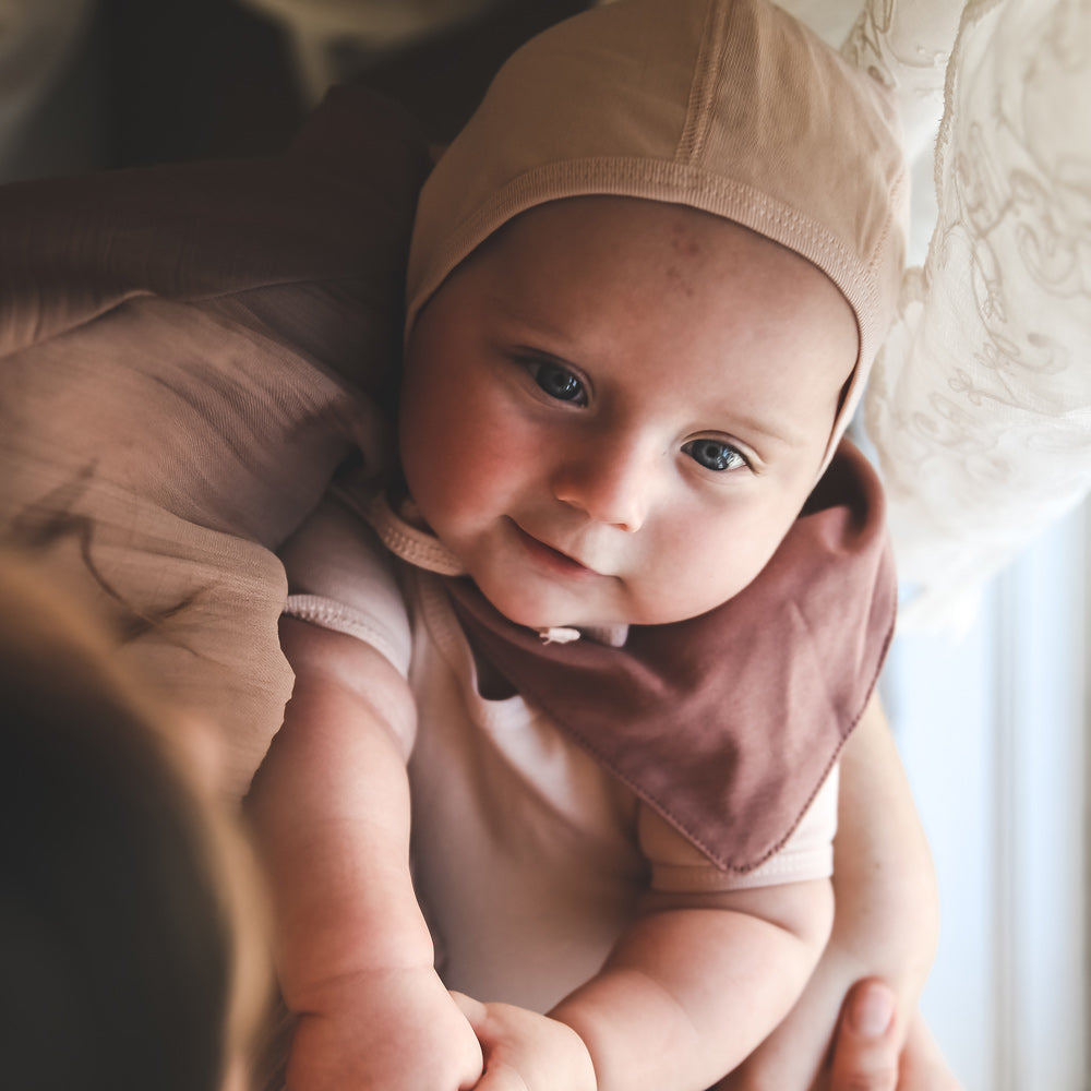 The Short Sleeve Onesie - Blush Short Sleeve Onesie Lovely Littles   