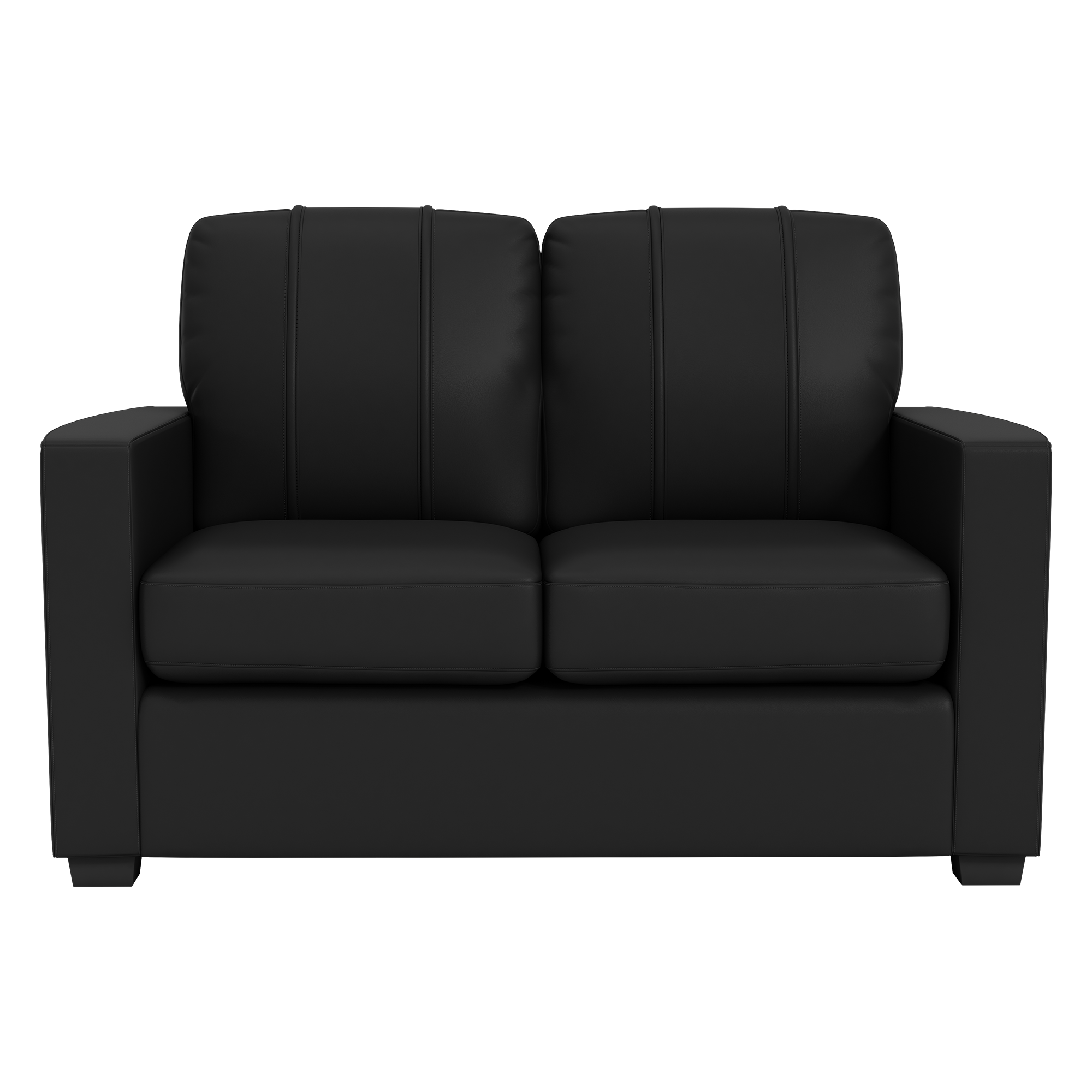 Silver Loveseat with UNLV Rebels Logo