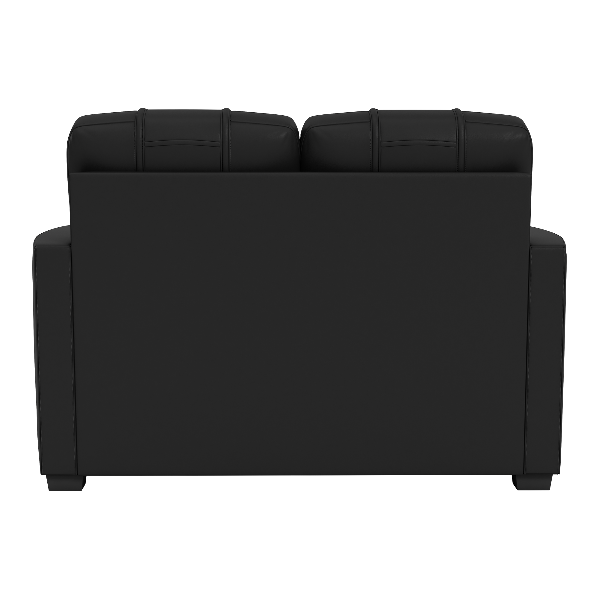 Silver Loveseat with Michigan State Spartans Secondary Logo