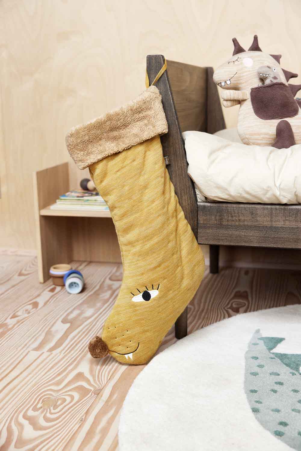 Lion Christmas Stocking