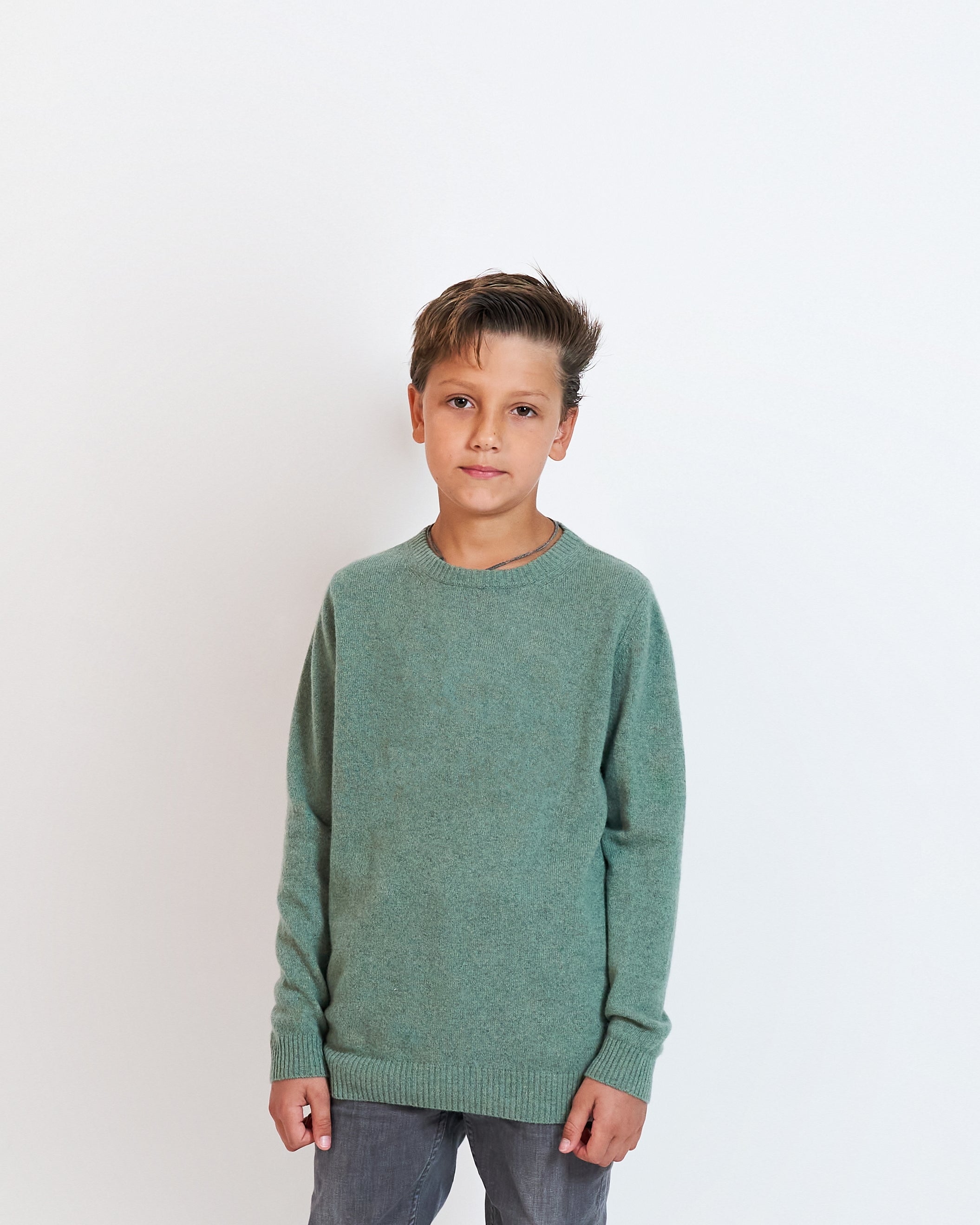 Kid Crewneck Sweater - Green