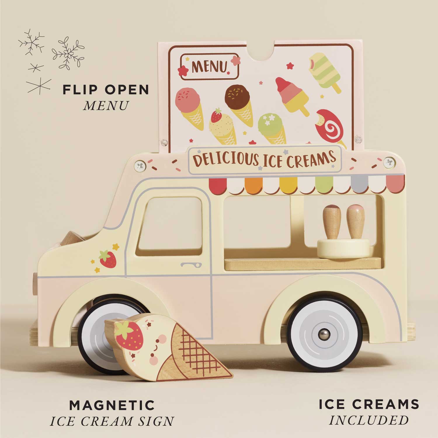 Wooden Ice Cream Van