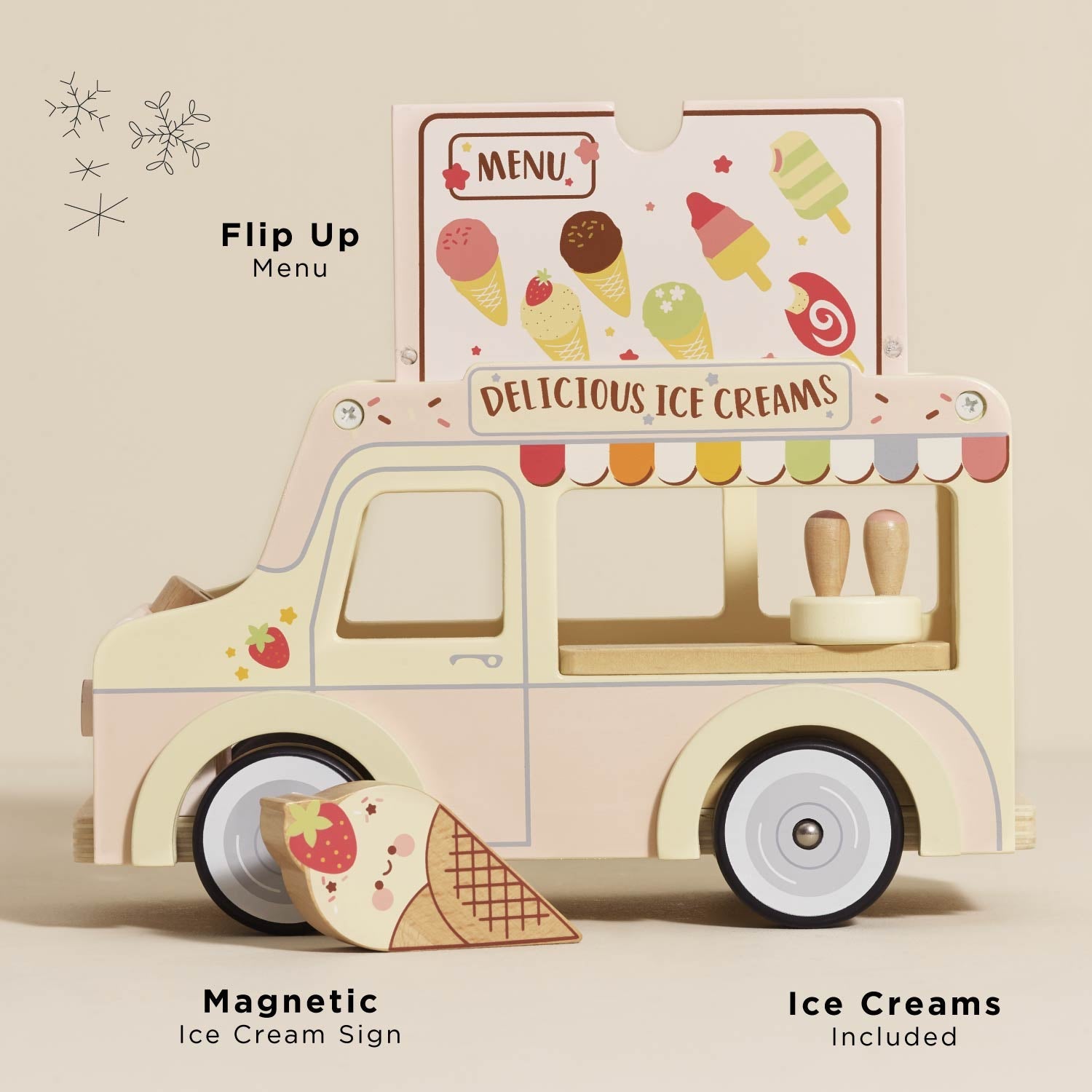 Wooden Ice Cream Van