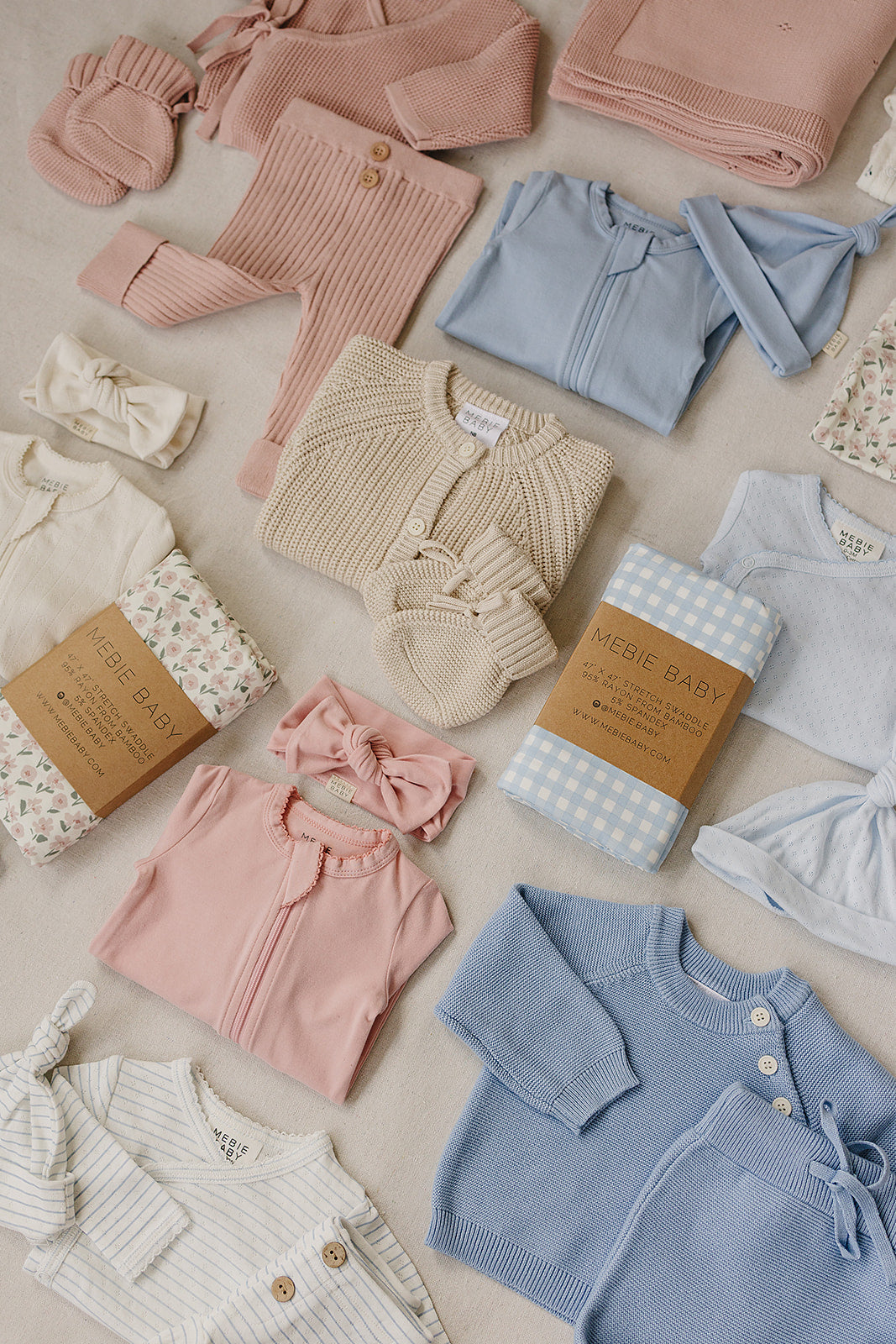 French Blue Knit Set
