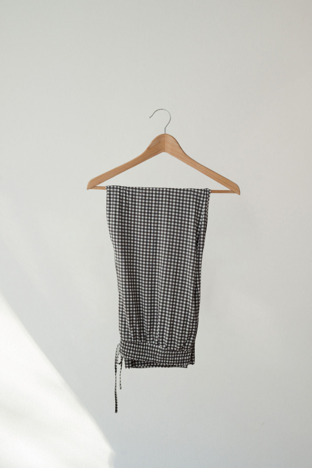Men's Short Sleeve Pajamas | Green Gingham