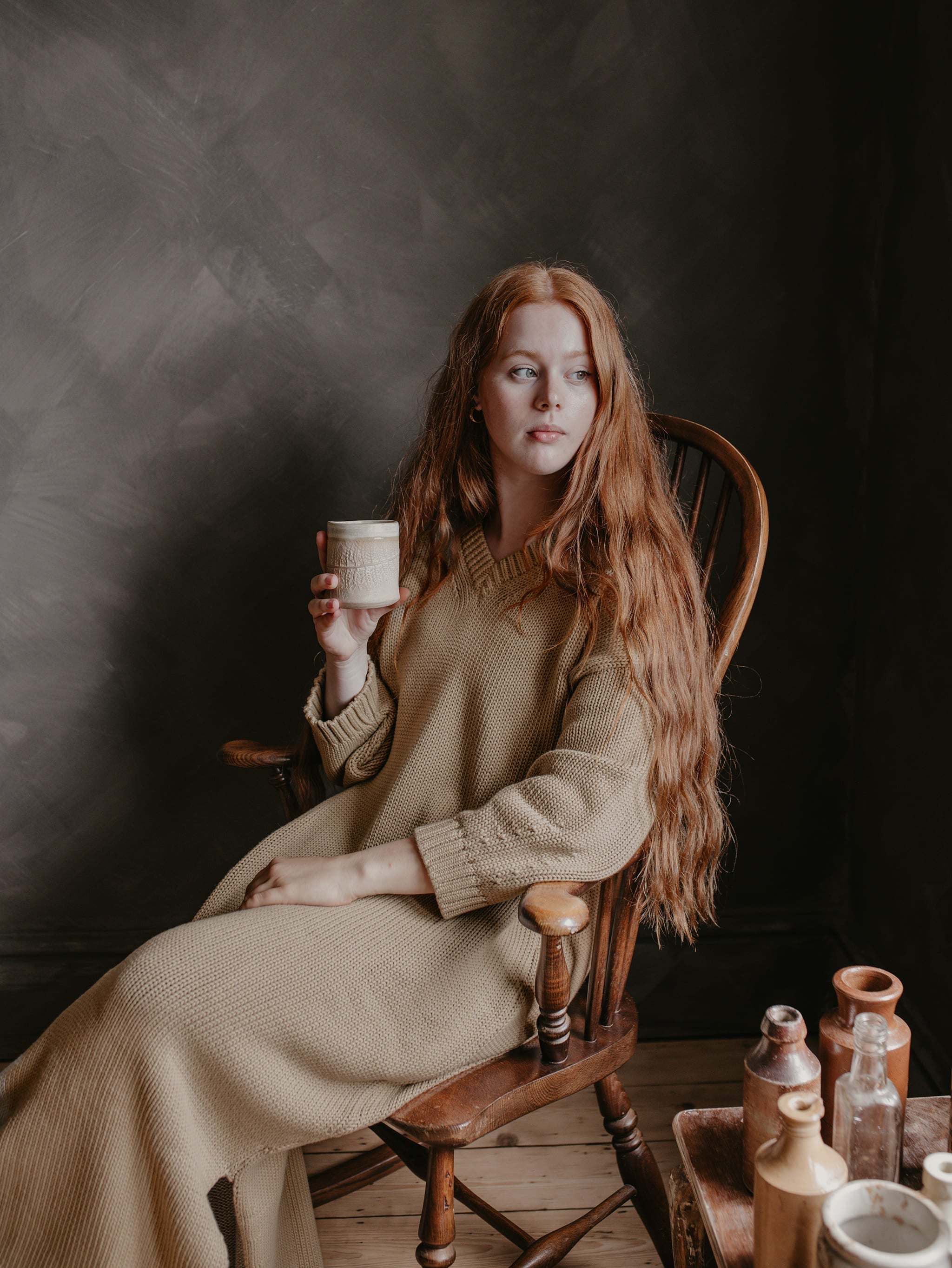 The Knitted Dress Women's - Barley