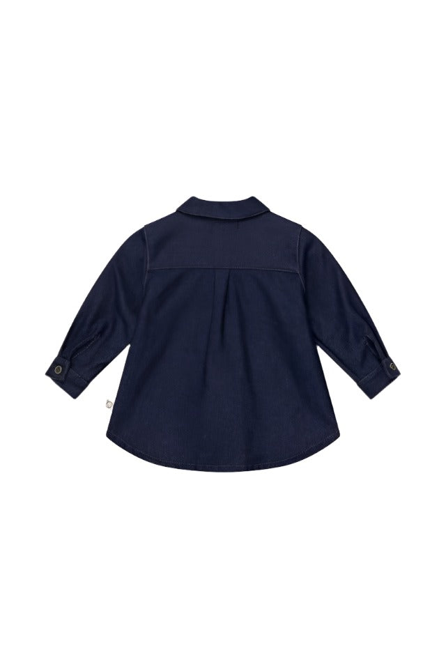 Denim Twill Baby Dress - Unique