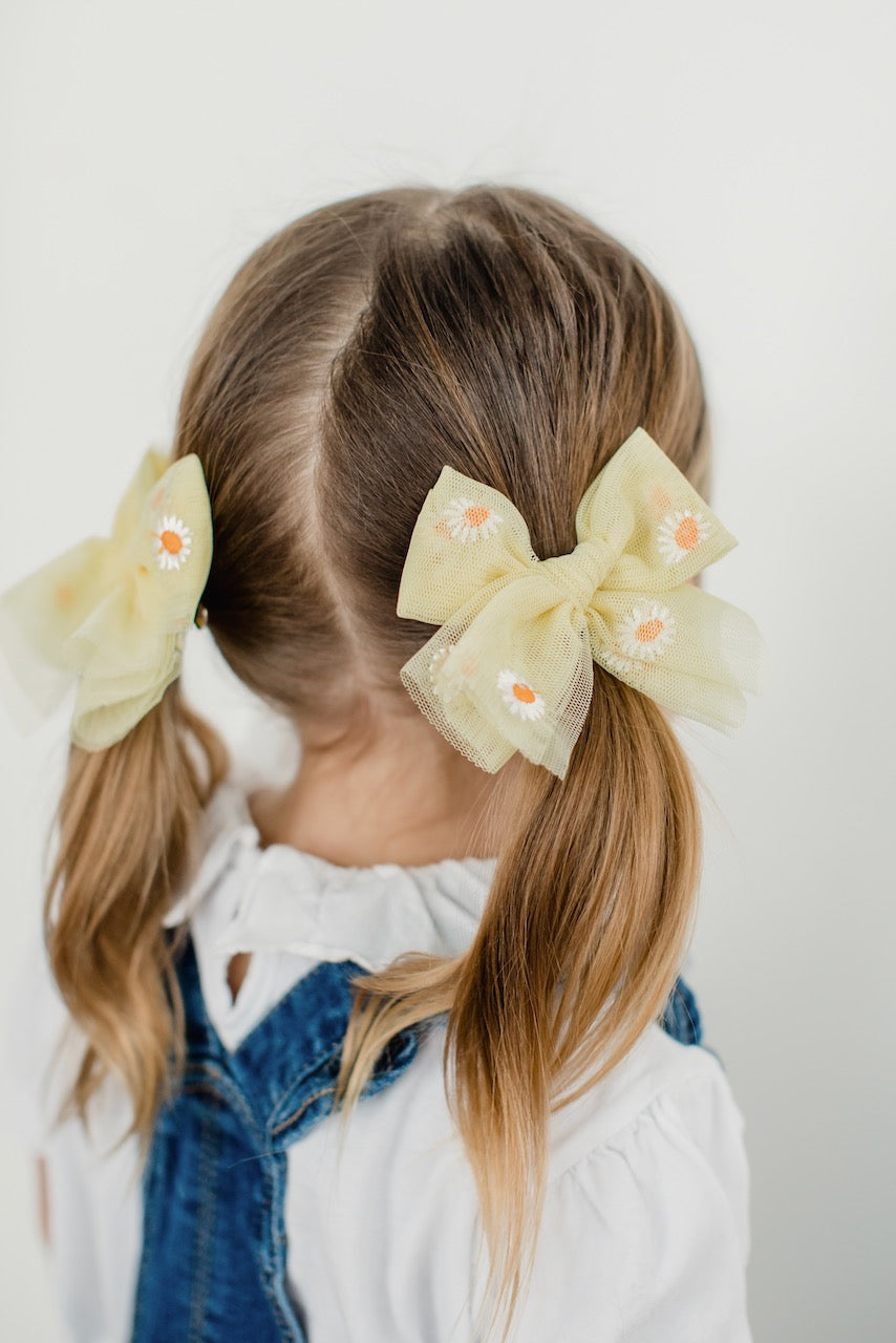 Sunrise Daisy | Tulle Bow