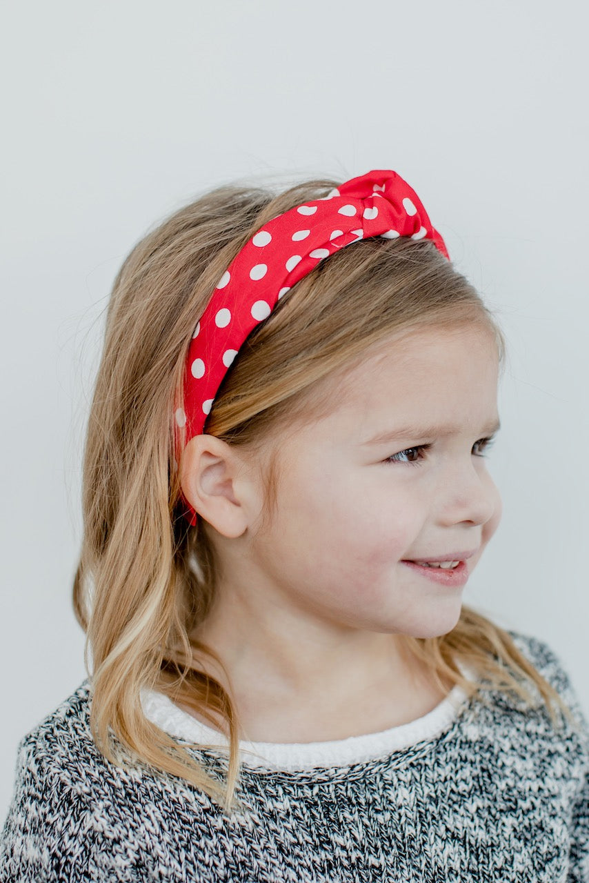 Minnie's Polka Dot  | Knotted Headband