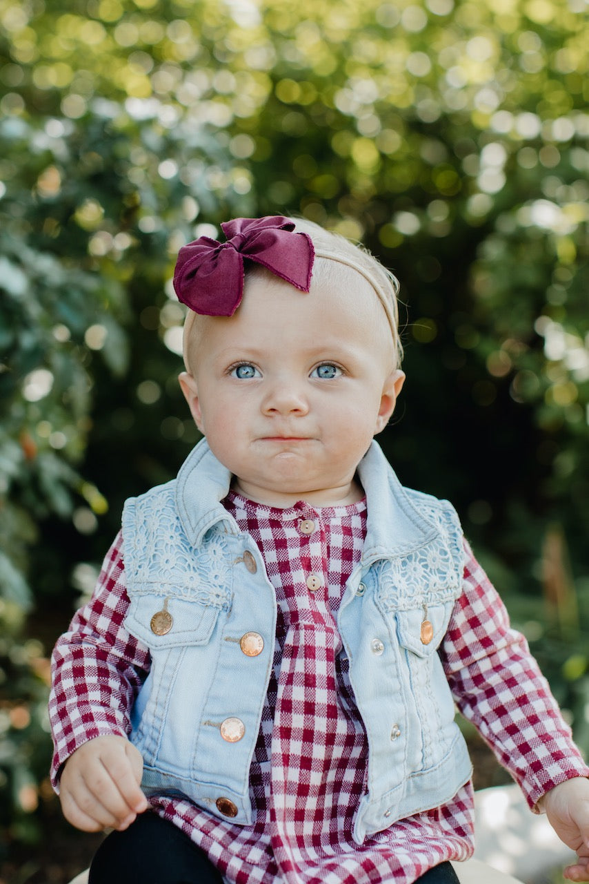 Garnet | Petite Party Bow