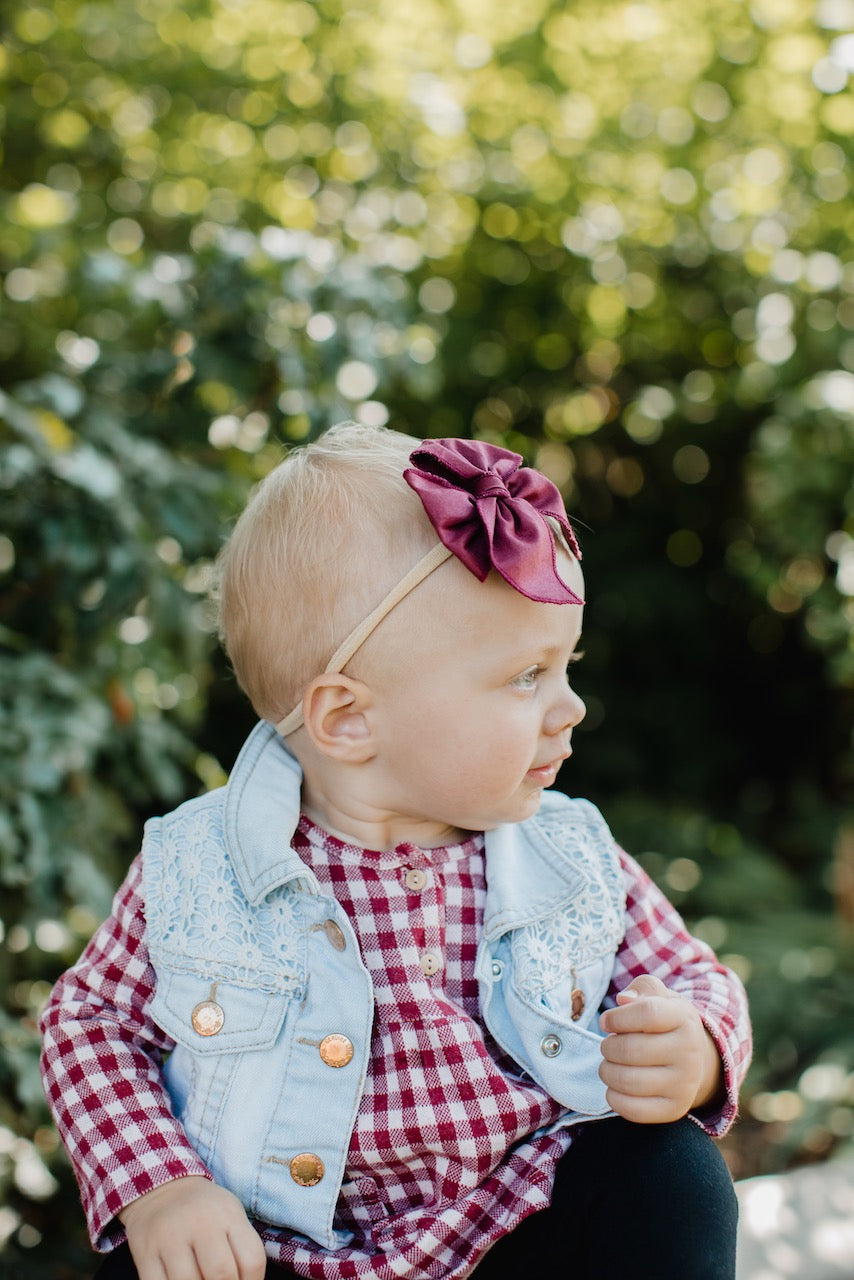 Garnet | Petite Party Bow