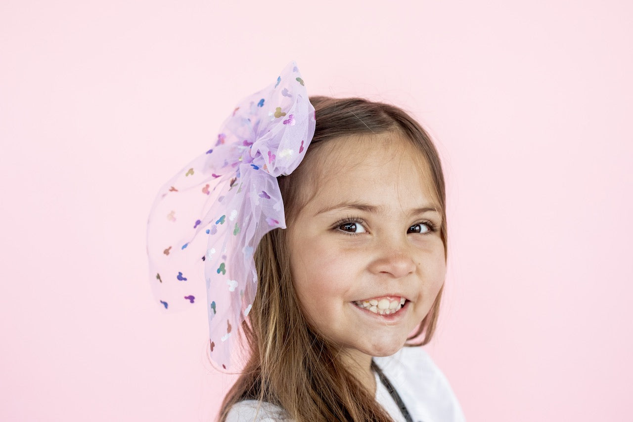 Bibbidi Bobbidi - Purple | Tulle Statement Bow