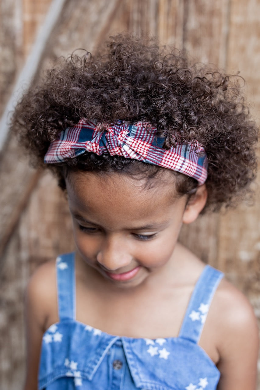 Stateside Plaid | Knotted Headband