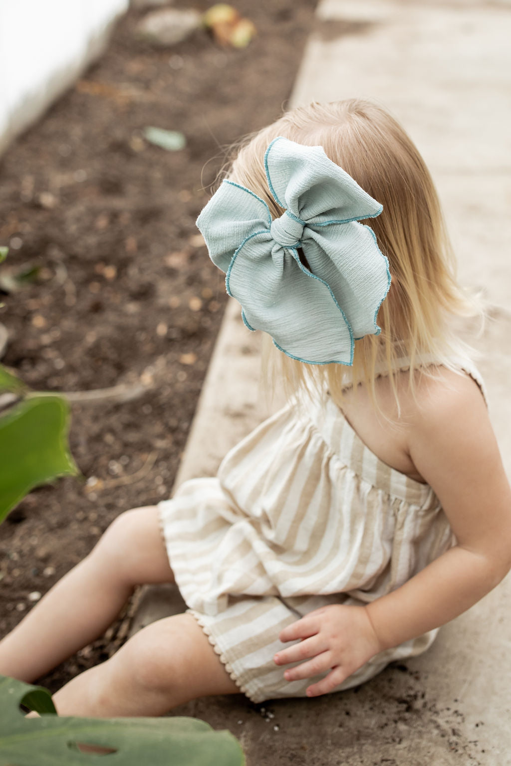 Misty Blue | Party Bow