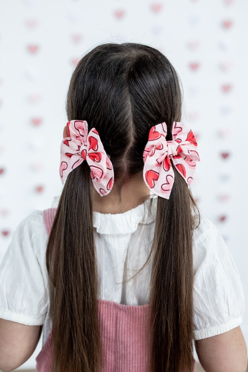 Heartbreaker | Pigtail Set - Petite Party Bow