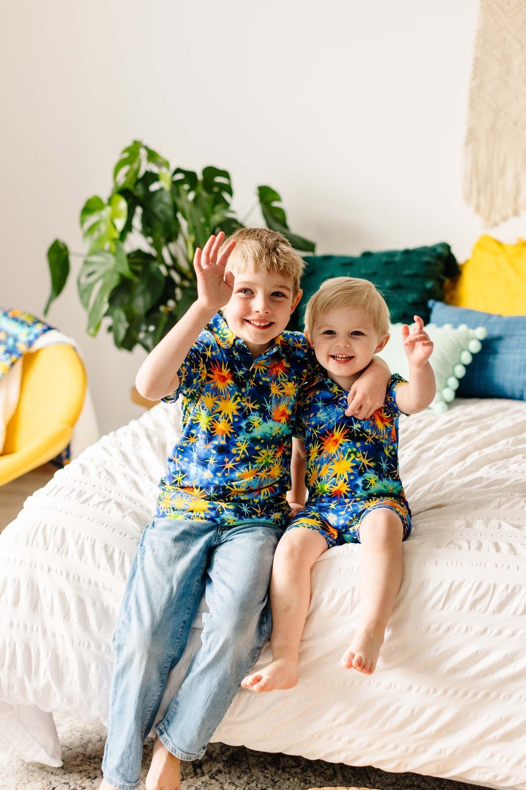 Starry Starry Night Polo Romper