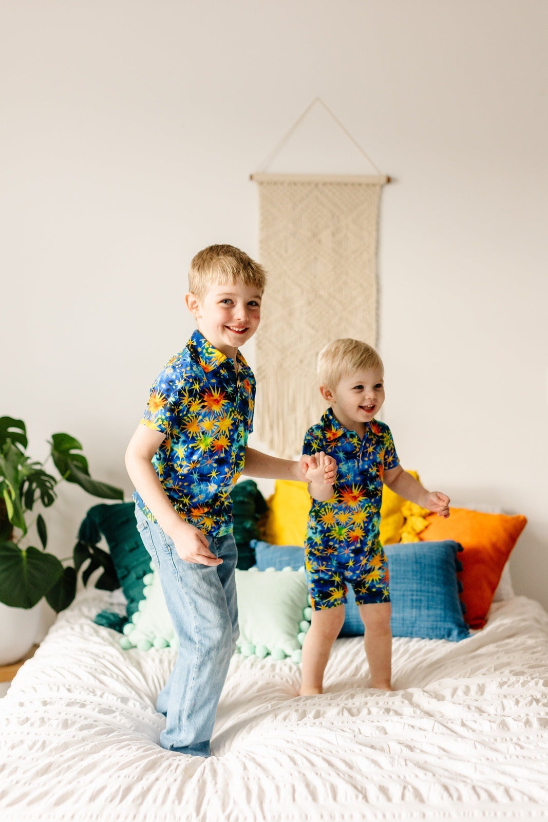 Starry Starry Night Polo Romper