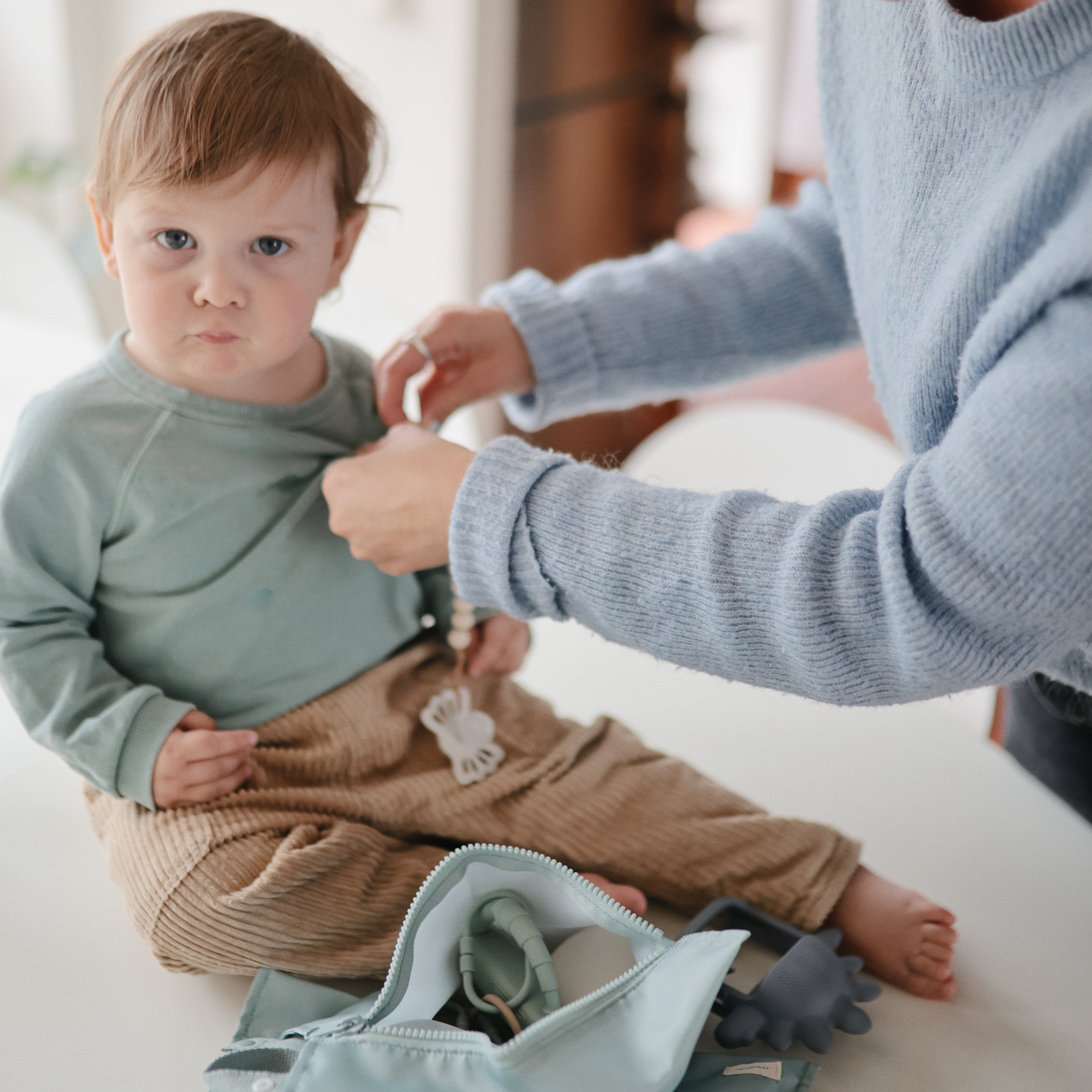FRIGG Baby's First Pacifier Floral Heart (Cream) 4-Pack